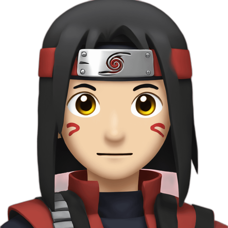 itachi naruto with heart emoji