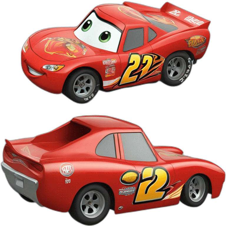 Cars 2 Lightning McQueen emoji