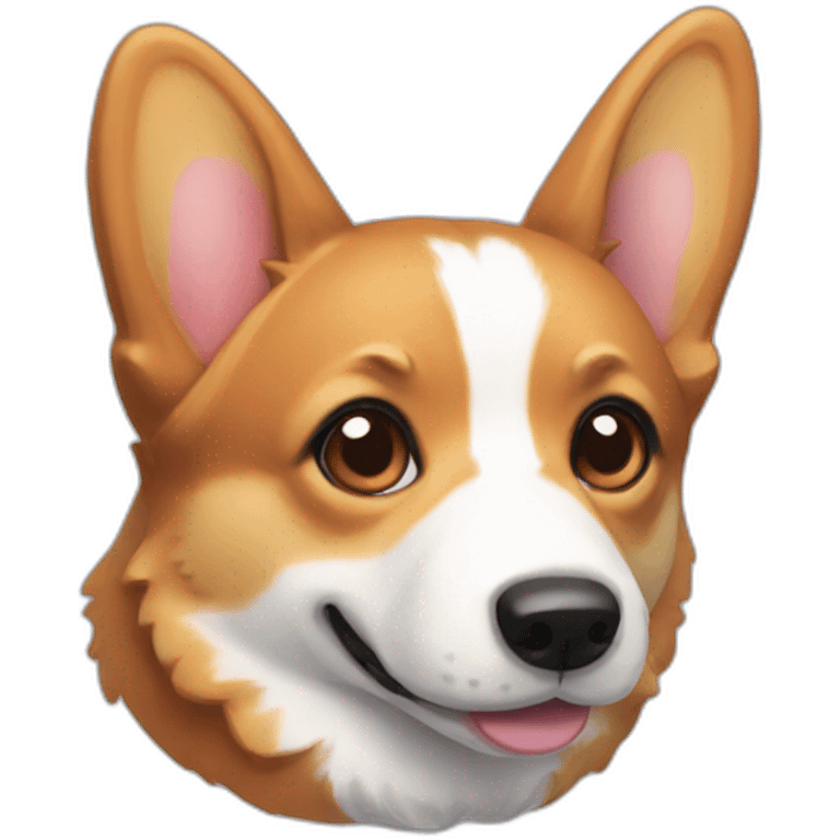 tri-color corgi emoji