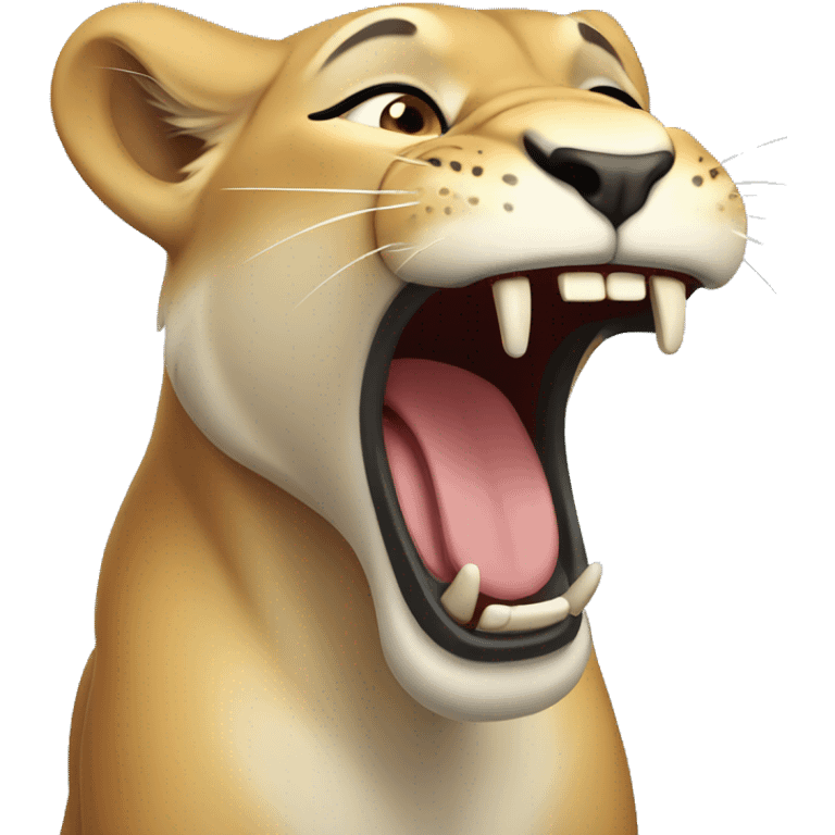 Laughing Lioness  emoji