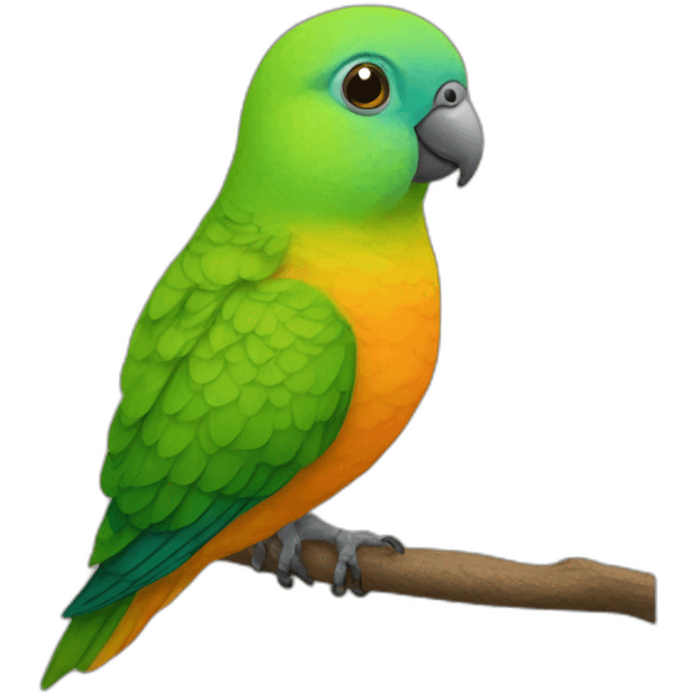 Orange bellied parrot  emoji