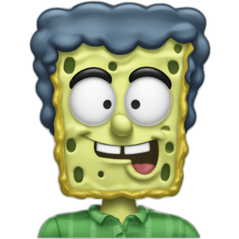 spongebob griddy emoji