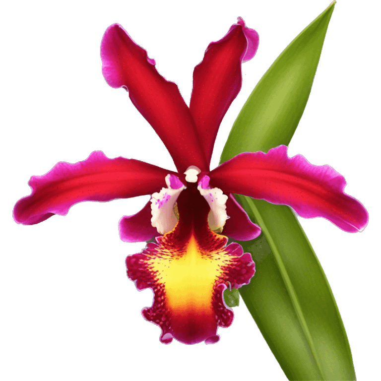 Cattleya coccinea emoji