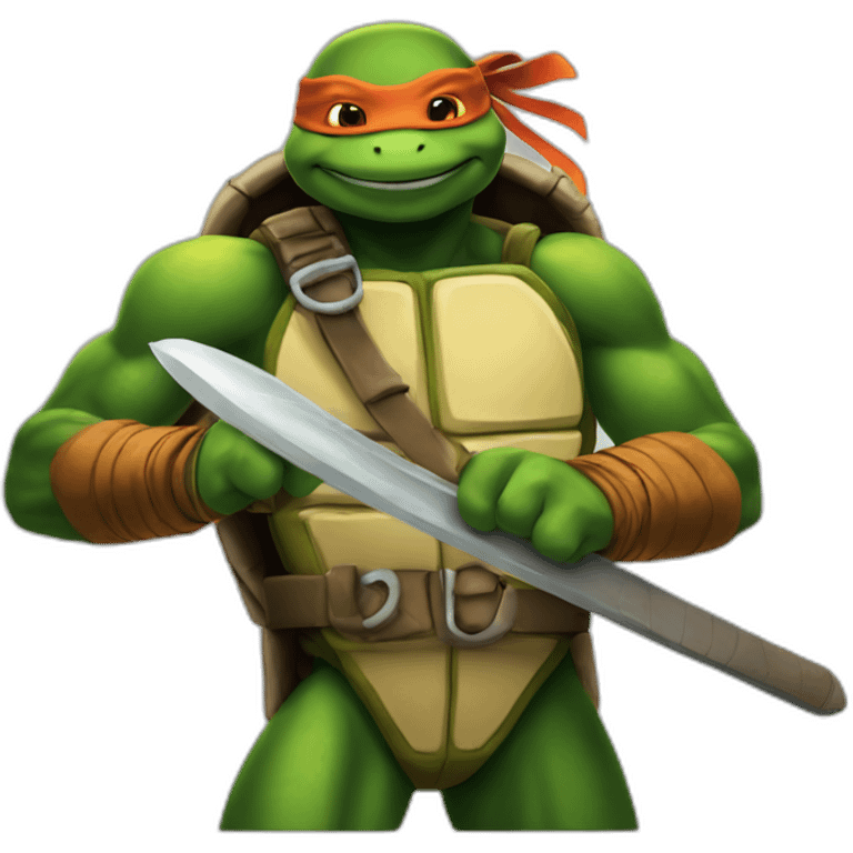 one teenage mutant ninja turtle emoji