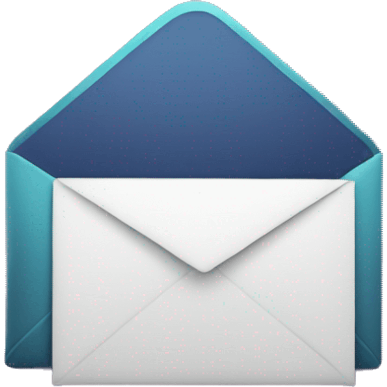 Create an emoji with an email envelope and Livspace logo emoji