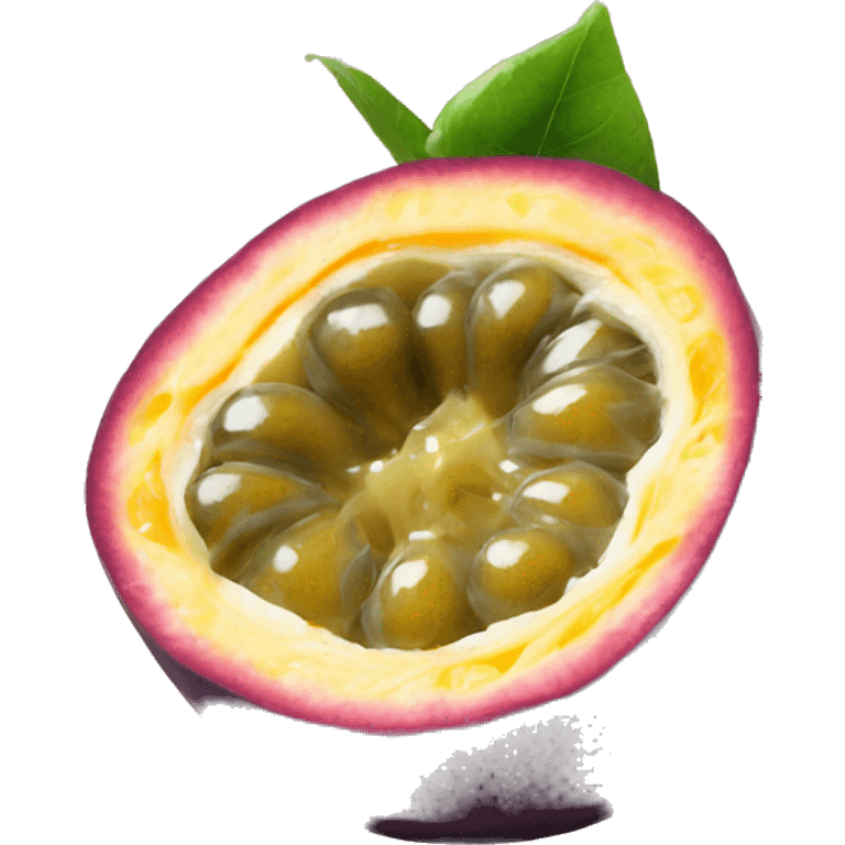 Passion fruit emoji