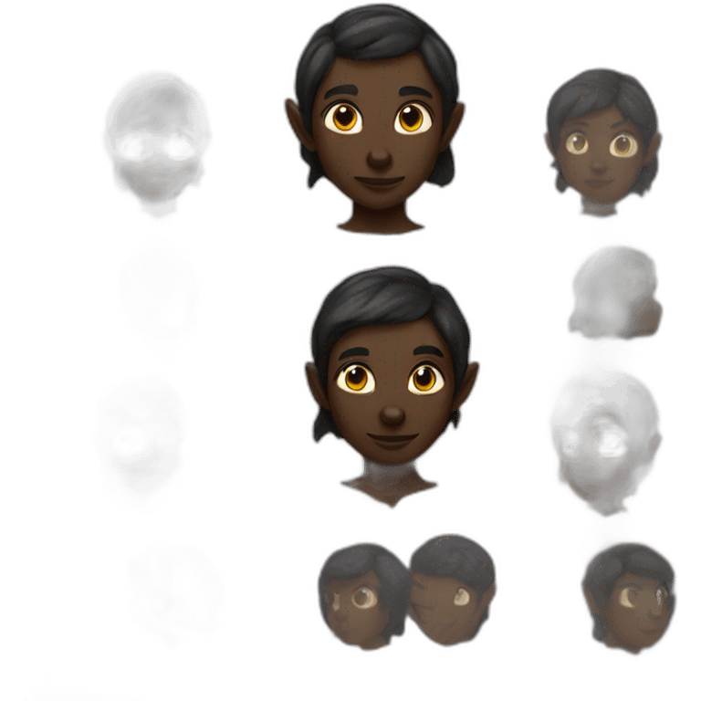 hot dark skin elf emoji