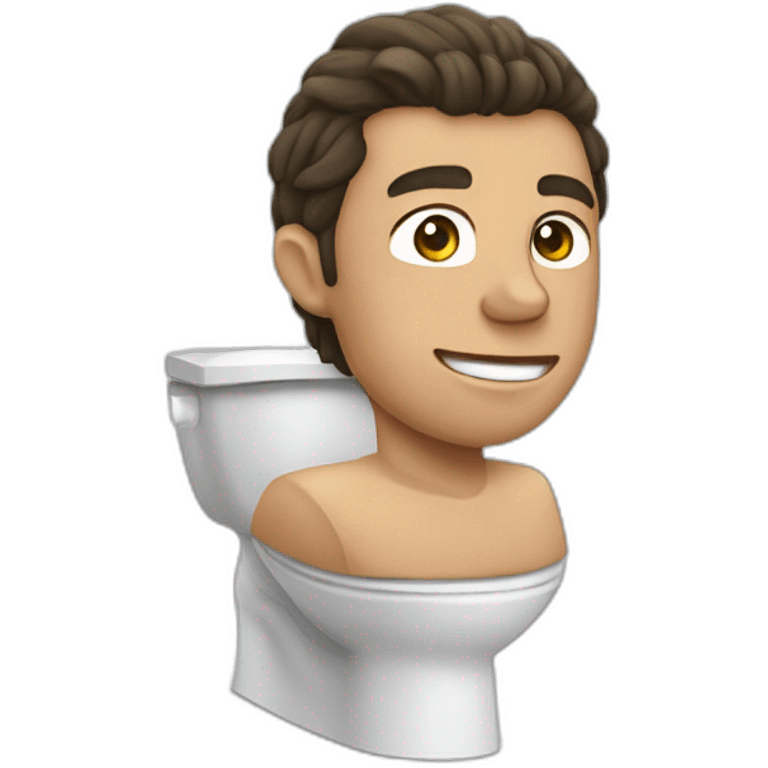 Skibidi toilet Ronaldo emoji