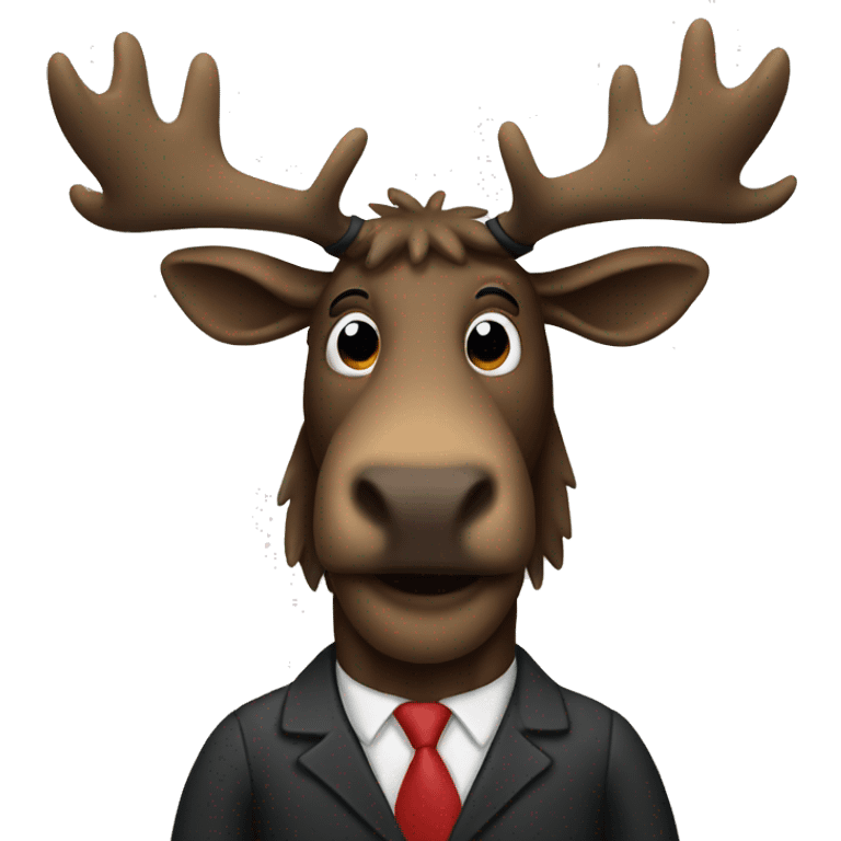 Lawyer moose emoji