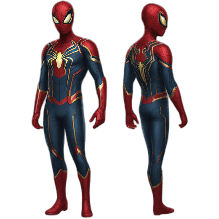 Tobey magiure in iron spider suit  emoji