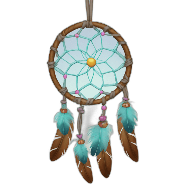 Dreamcatcher on a string emoji