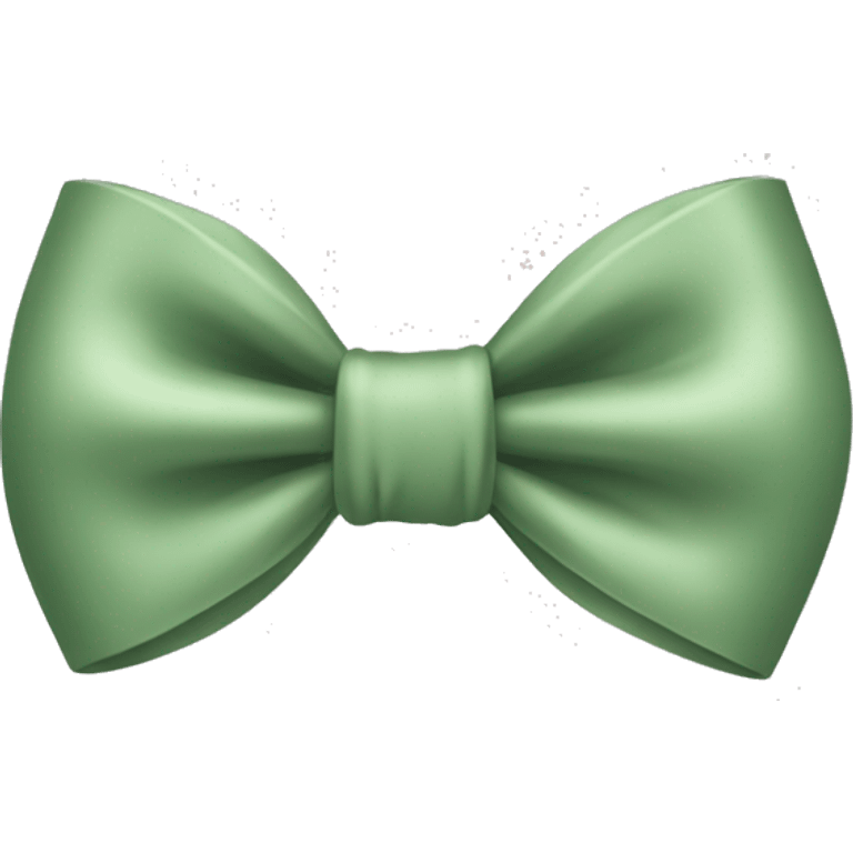 sage green bow emoji