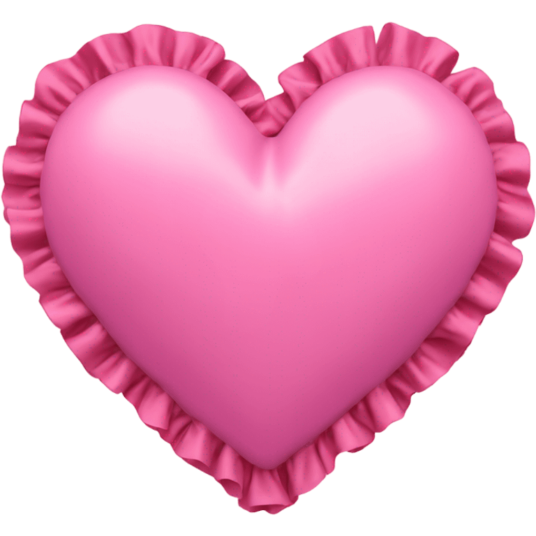 pink heart with ruffles emoji