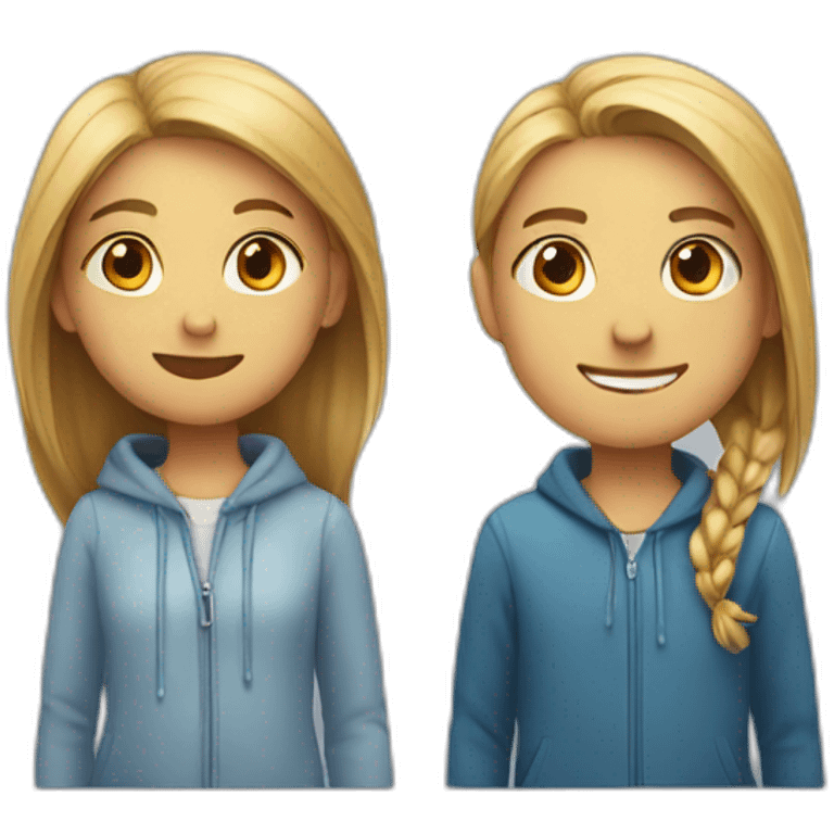 Guy and girl back to back  emoji