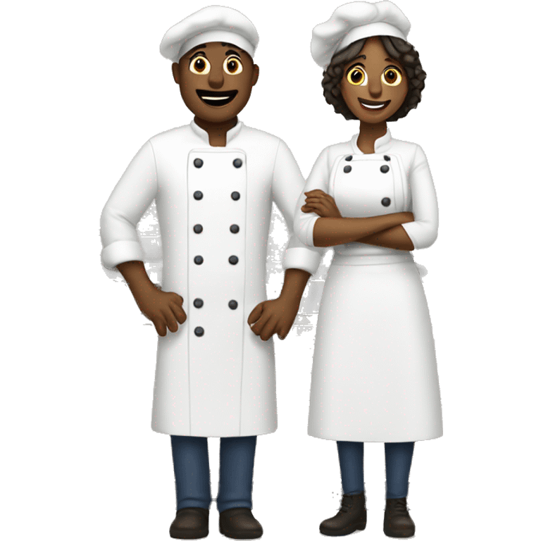 couple in the kitchen  emoji