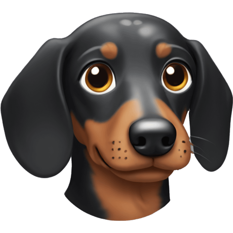 Spotted dachshus emoji