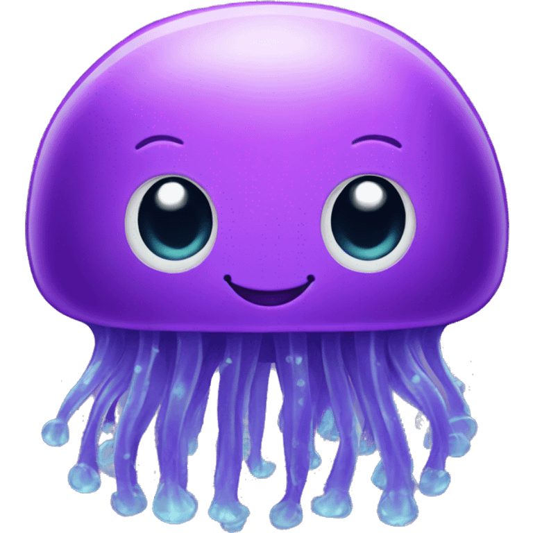 Purple jellyfish  emoji