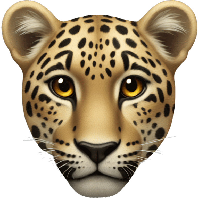 Corazón leopardo  emoji