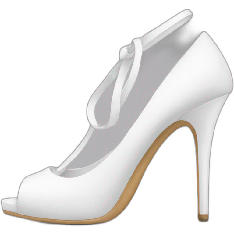 white-high-heels emoji