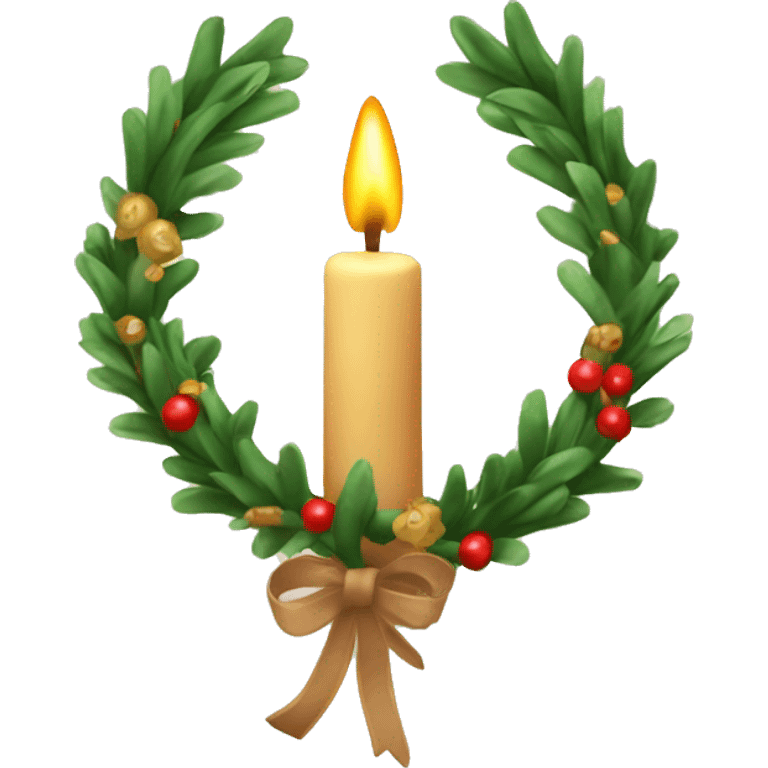 First advent wreath  emoji