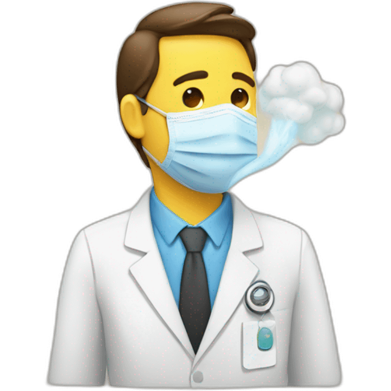 Un emoji aguantando la respiración emoji