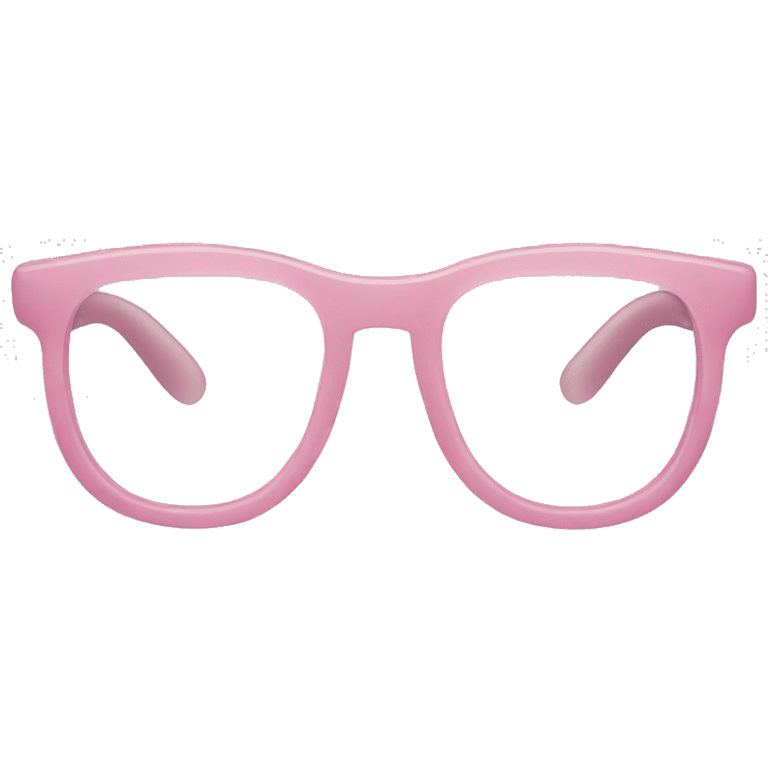 Light pink glasses emoji