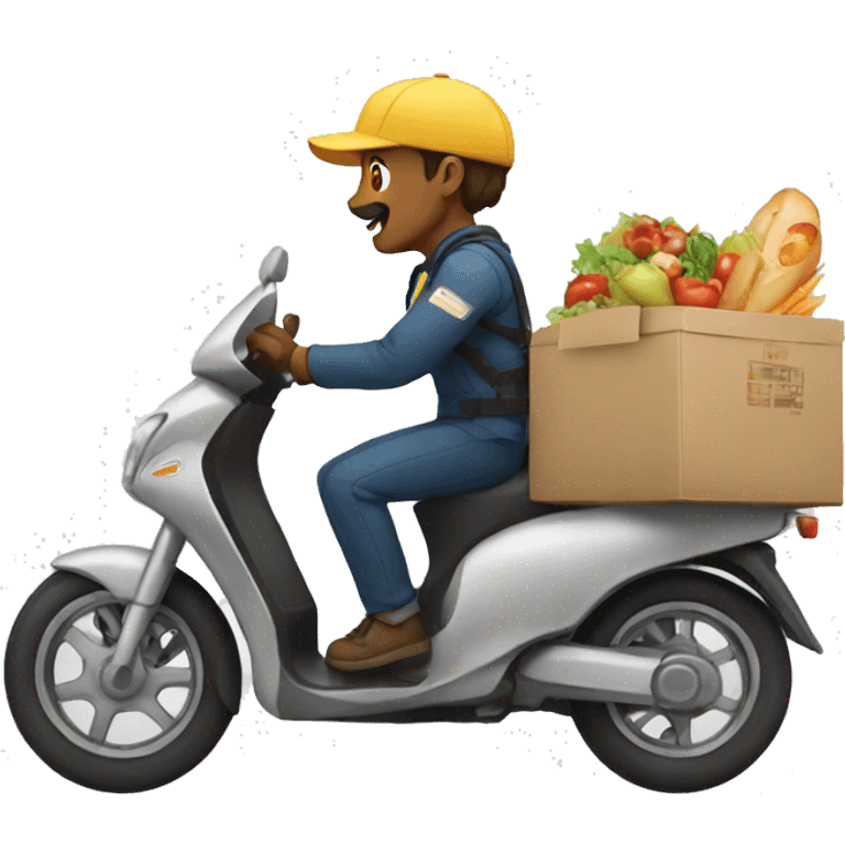 deliver food emoji