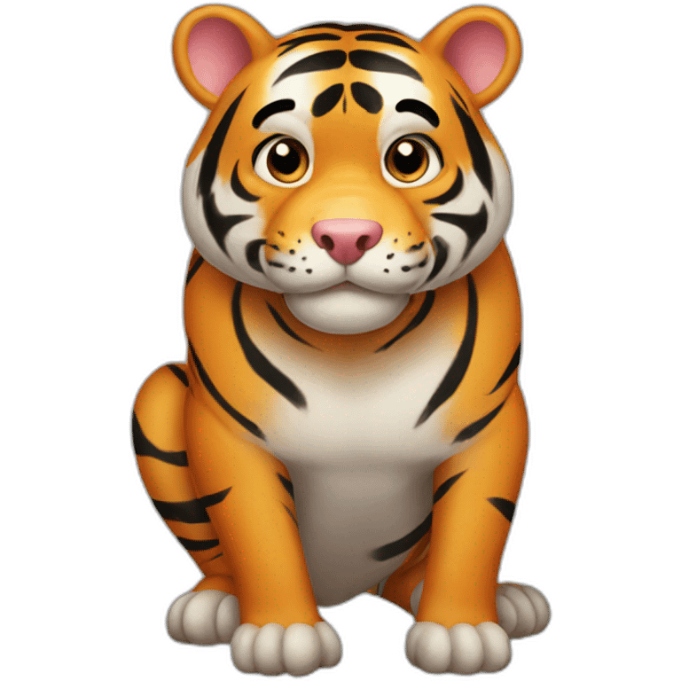 Tiger pig emoji