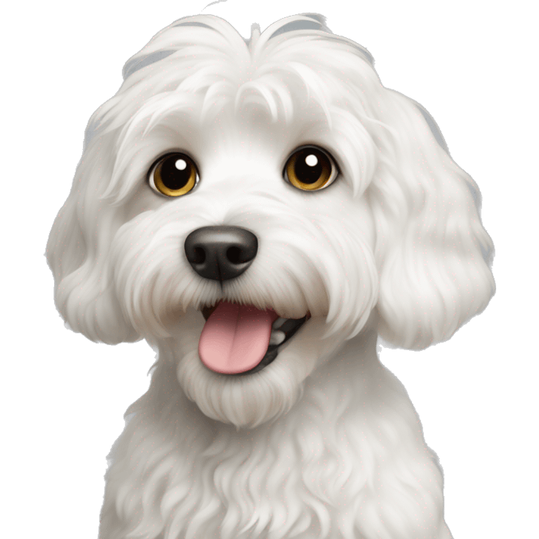 White cavoodle emoji