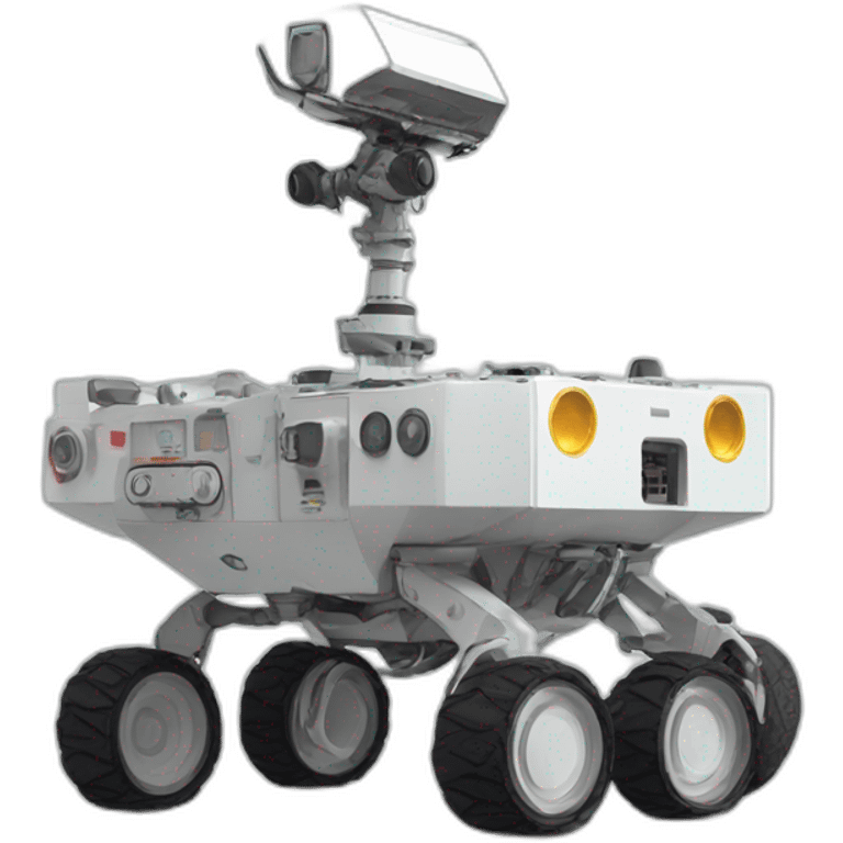 Moon Rover minimal high technology emoji