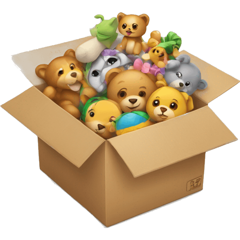 box full of toys emoji