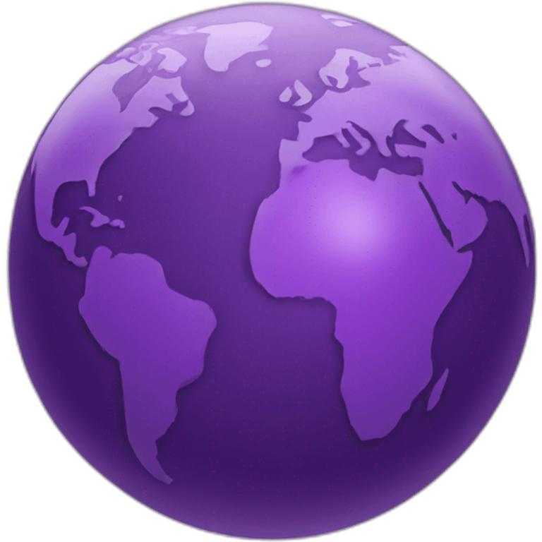 purple globe emoji