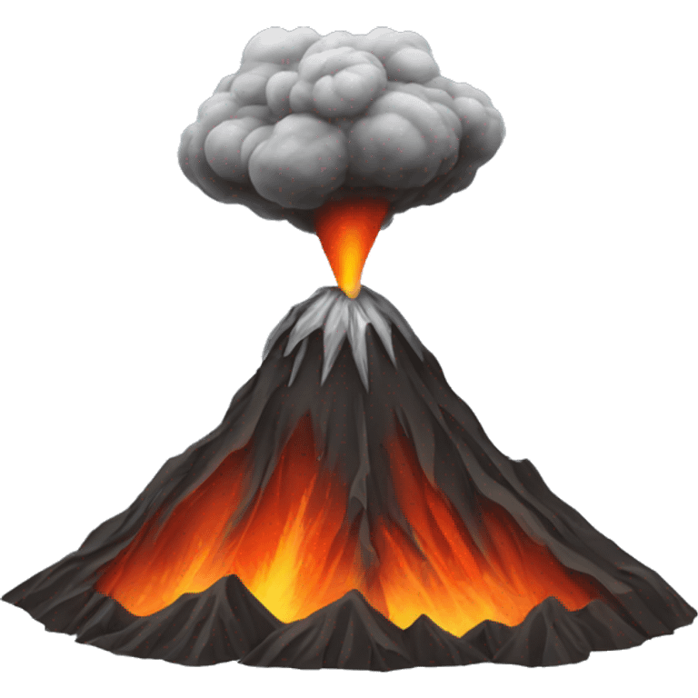 volcano agung emoji