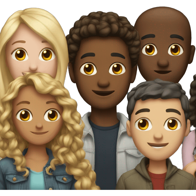 group of friends emoji