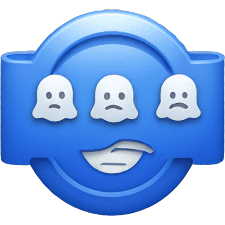 Facebook blue verification badge icon  emoji