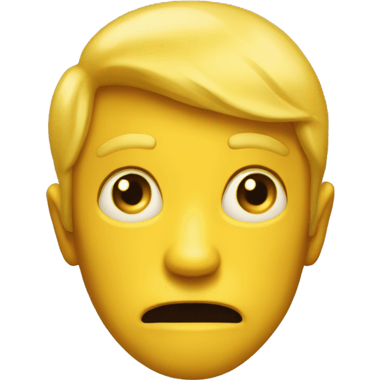 yellow emoji that witnessed the ubiverse and it's unimaginable horrors emoji