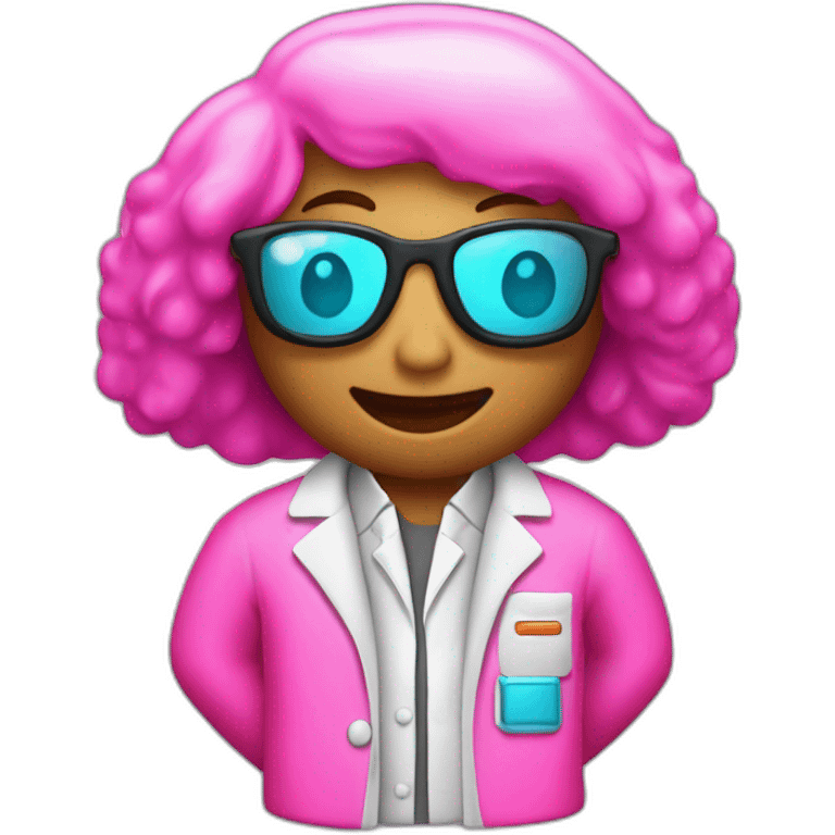 "laboratory coat" NEON PINK emoji