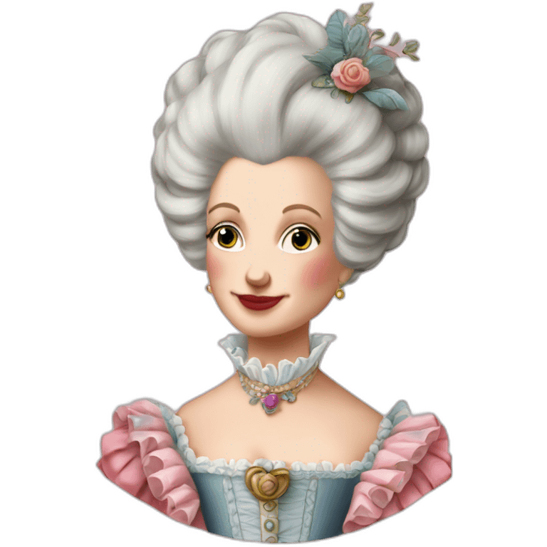 Marie antoinette emoji