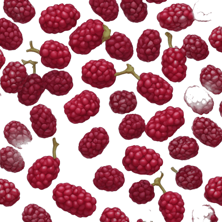 Red mulberry emoji