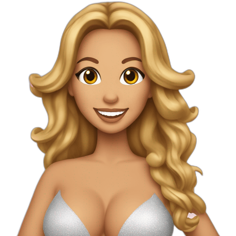 Mariah Carey christmas emoji