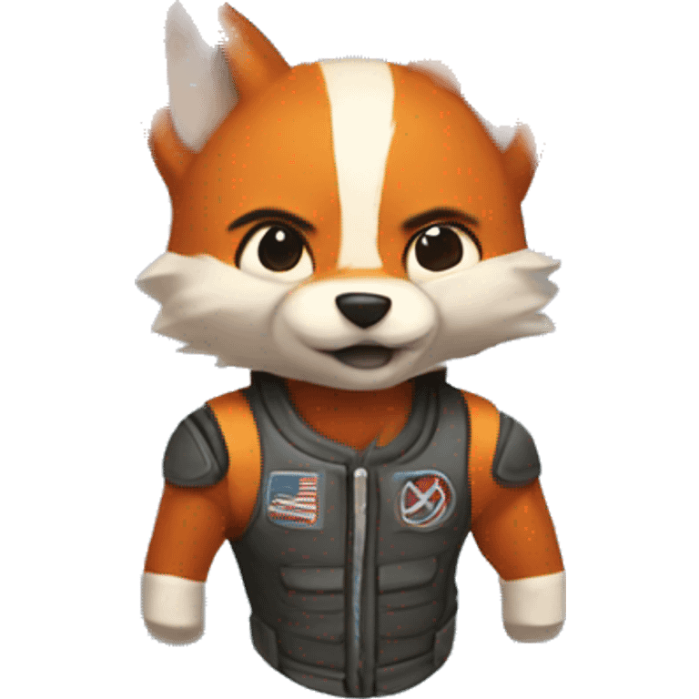 rocket fox emoji