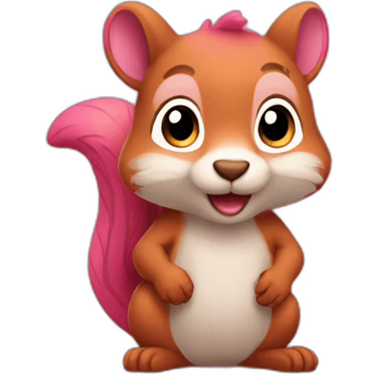 pink squirrle emoji