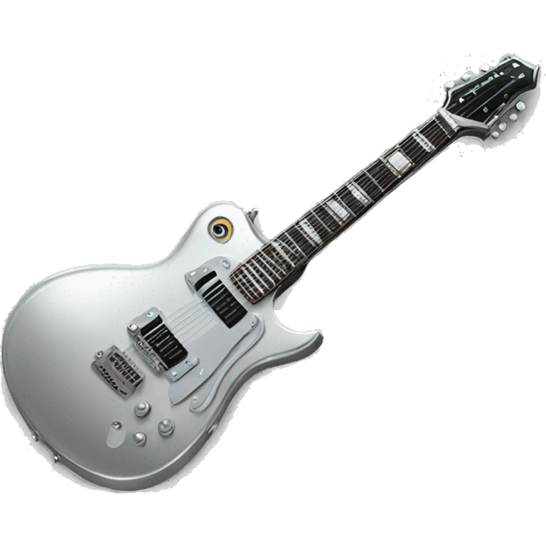 Silver Jackson Roswell electric guitar  emoji