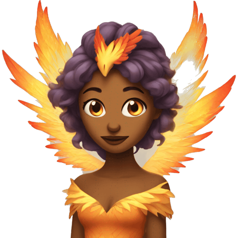 phoenix fairy woman emoji