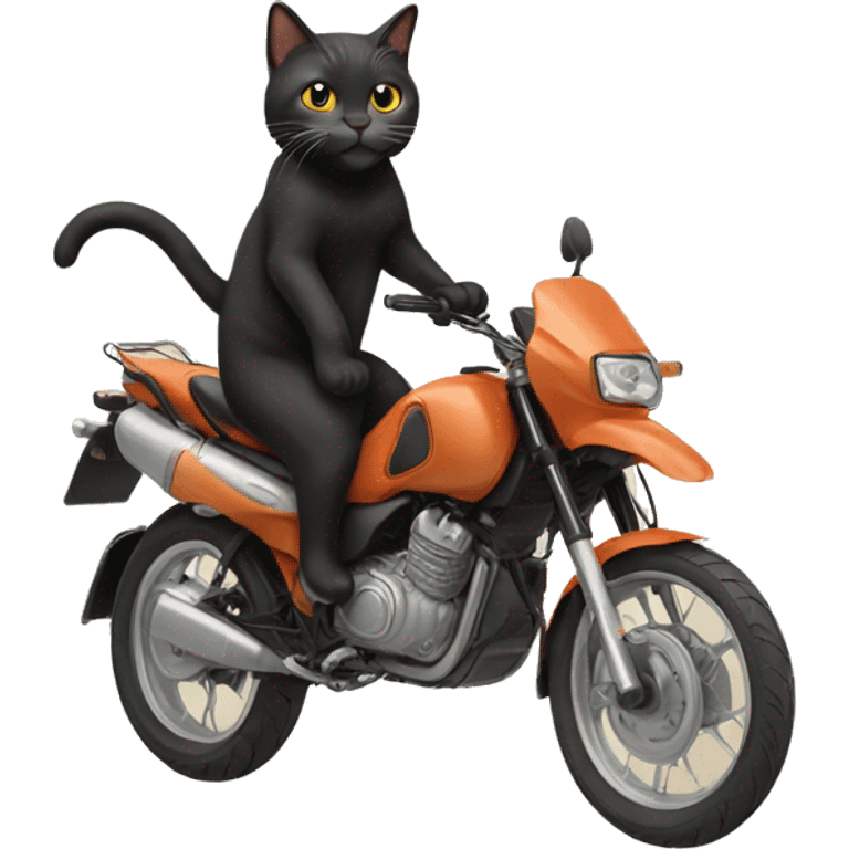 cat riding a cat emoji