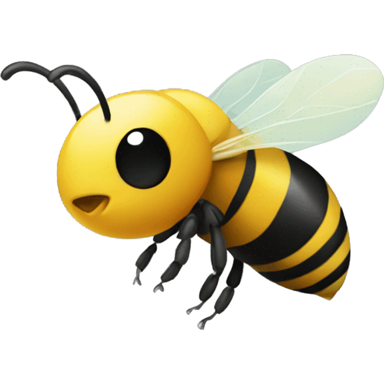 Bee in parrot emoji