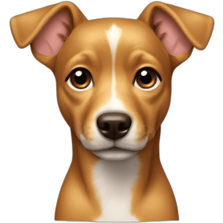 Pincher miniature dog goldenBrown emoji