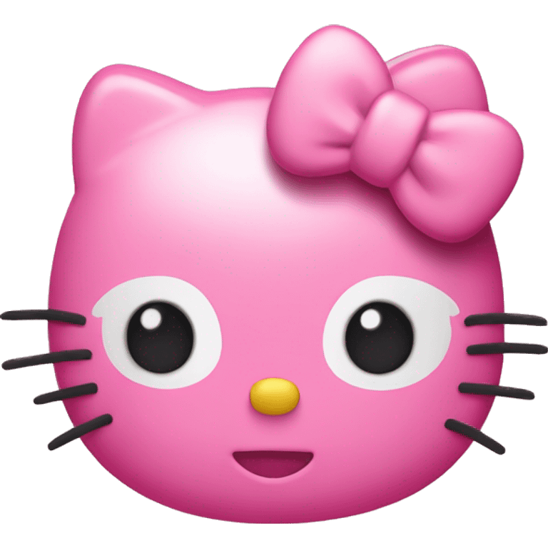 hello kitty blush emoji