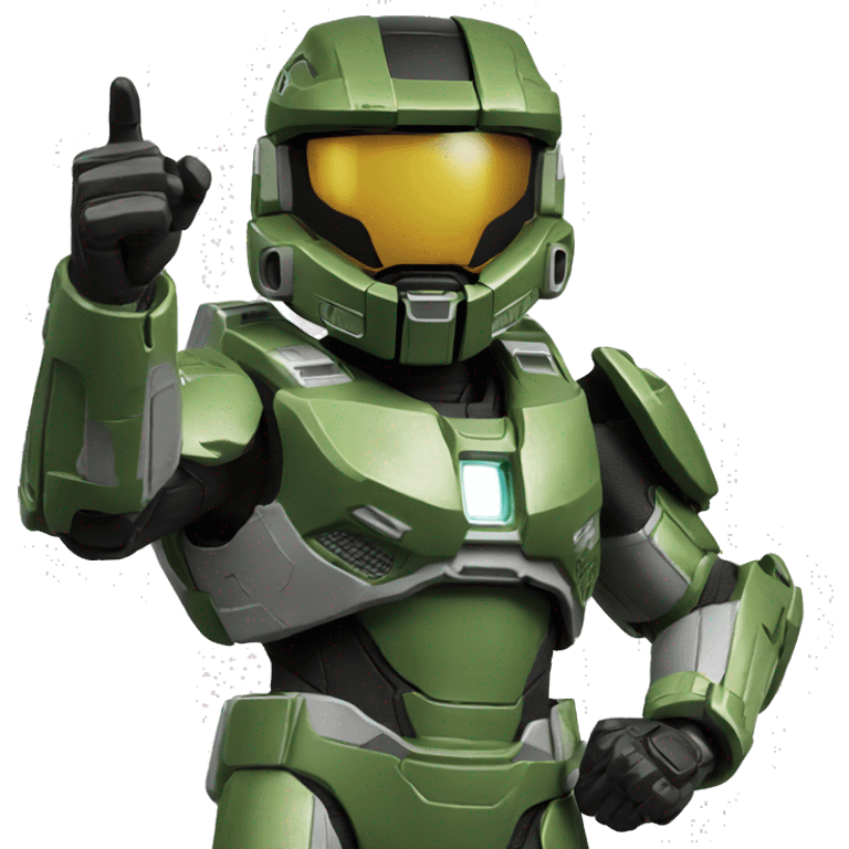 Master Chief giving thumbs up emoji