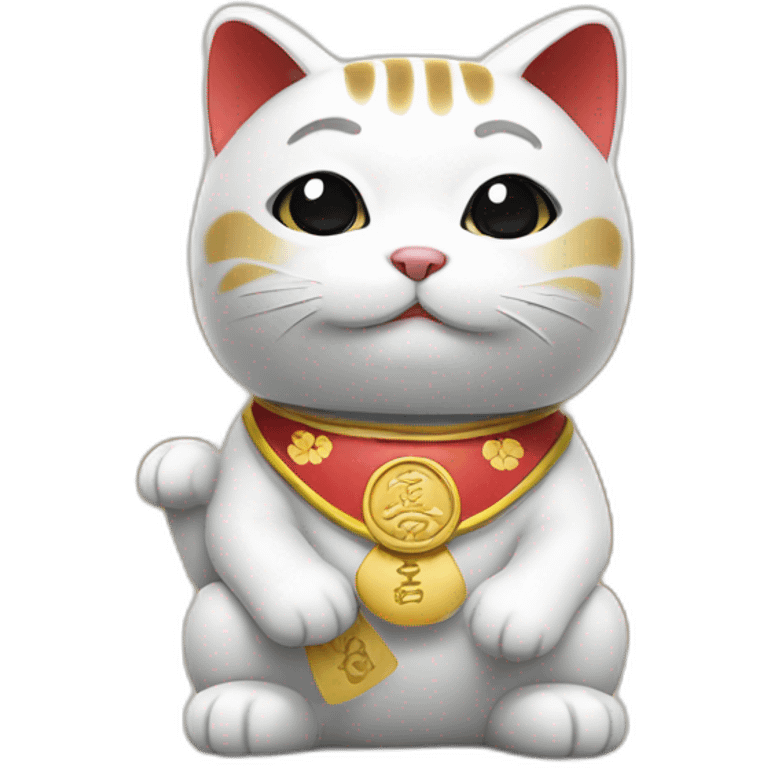 maneki neko in university emoji